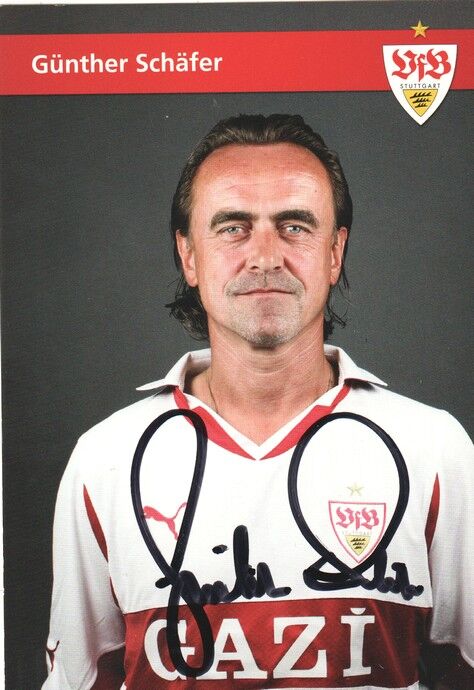 Autogramm Fussball | VfB Stuttgart | 2010 TM | Günther SCHÄFER