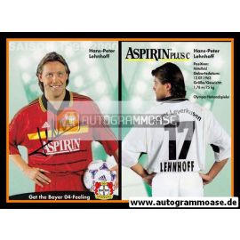 Autogramm Fussball | Bayer Leverkusen | 1999 | Hans-Peter LEHNHOFF