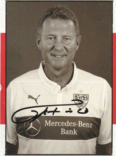 Autogramm Fussball | VfB Stuttgart | 2014 TM | Karlheinz FÖRSTER