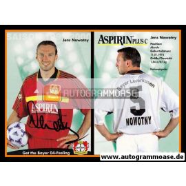 Autogramm Fussball | Bayer Leverkusen | 1999 | Jens NOWOTNY