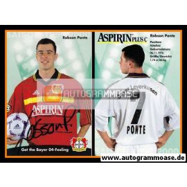 Autogramm Fussball | Bayer Leverkusen | 1999 | Robson PONTE