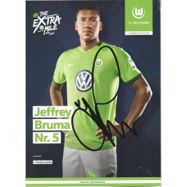 Autogramm Fussball | VfL Wolfsburg | 2016 | Jeffrey BRUMA