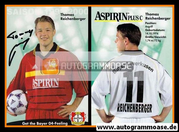 Autogramm Fussball | Bayer Leverkusen | 1999 | Thomas REICHENBERGER