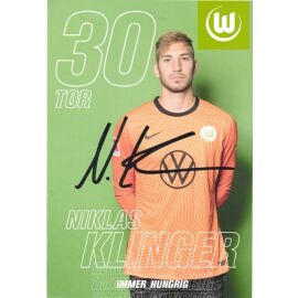 Autogramm Fussball | VfL Wolfsburg | 2020 | Niklas KLINGER