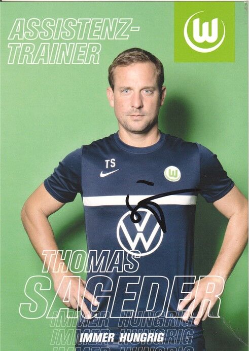 Autogramm Fussball | VfL Wolfsburg | 2020 | Thomas SAGEDER