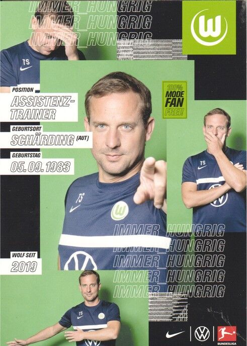 Autogramm Fussball | VfL Wolfsburg | 2020 | Thomas SAGEDER
