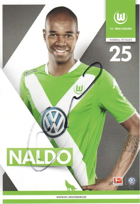 Autogramm Fussball | VfL Wolfsburg | 2014 | NALDO