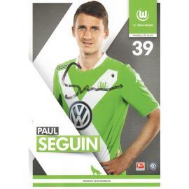 Autogramm Fussball | VfL Wolfsburg | 2014 | Paul SEGUIN (FEHLDRUCK)