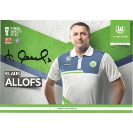 Autogramm Fussball | VfL Wolfsburg | 2015 | Klaus ALLOFS