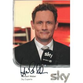 Autogramm TV | SKY | Heribert WEBER | 2020er (Portrait Color)