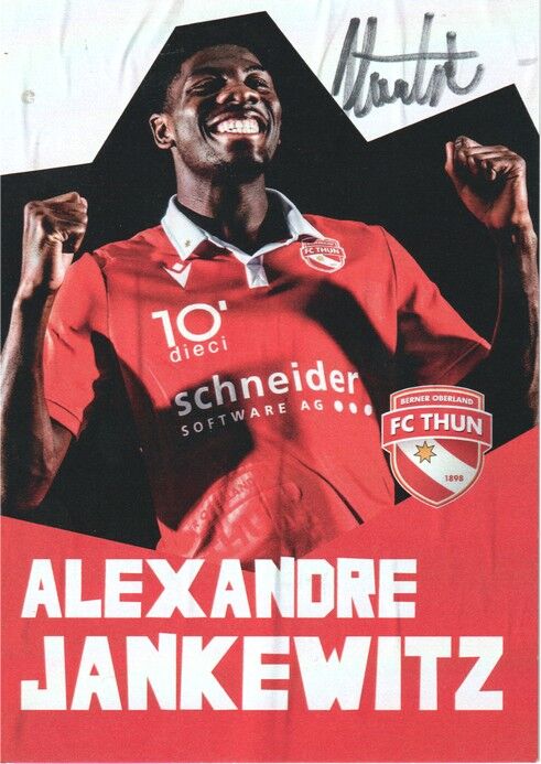 Autogramm Fussball | FC Thun | 2022 | Alexandre JANKEWITZ