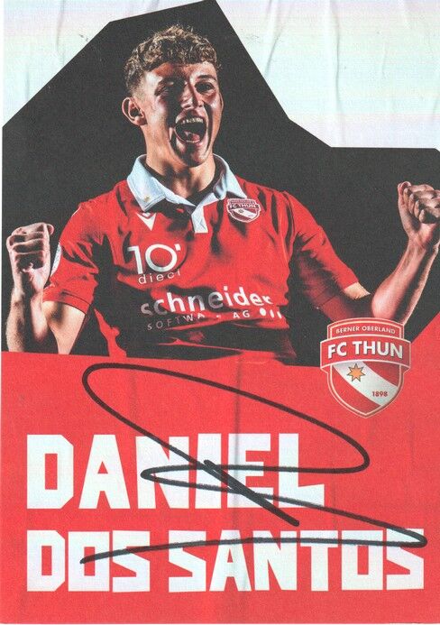 Autogramm Fussball | FC Thun | 2022 | Daniel DOS SANTOS