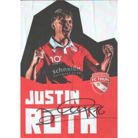 Autogramm Fussball | FC Thun | 2022 | Justin ROTH
