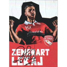 Autogramm Fussball | FC Thun | 2022 | Zemerart LEKAJ