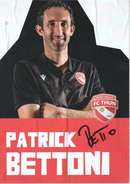 Autogramm Fussball | FC Thun | 2022 | Patrick BETTONI
