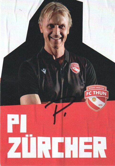 Autogramm Fussball | FC Thun | 2022 | Pi ZÜRCHER