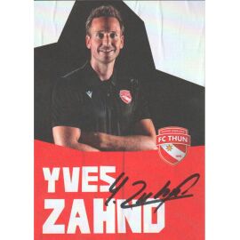 Autogramm Fussball | FC Thun | 2022 | Yves ZAHND