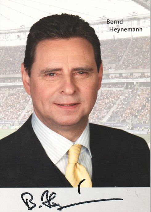 Autogramm Fussball | Schiedsrichter | 2010er | Bernd HEYNEMANN (Portrait Color)