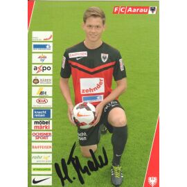 Autogramm Fussball | FC Aarau | 2014 | Marco THALER