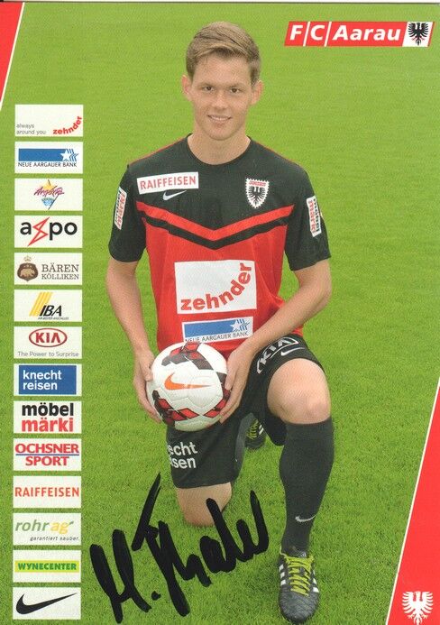 Autogramm Fussball | FC Aarau | 2014 | Marco THALER