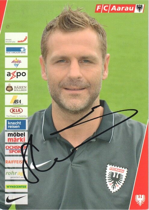 Autogramm Fussball | FC Aarau | 2014 | Sven CHRIST