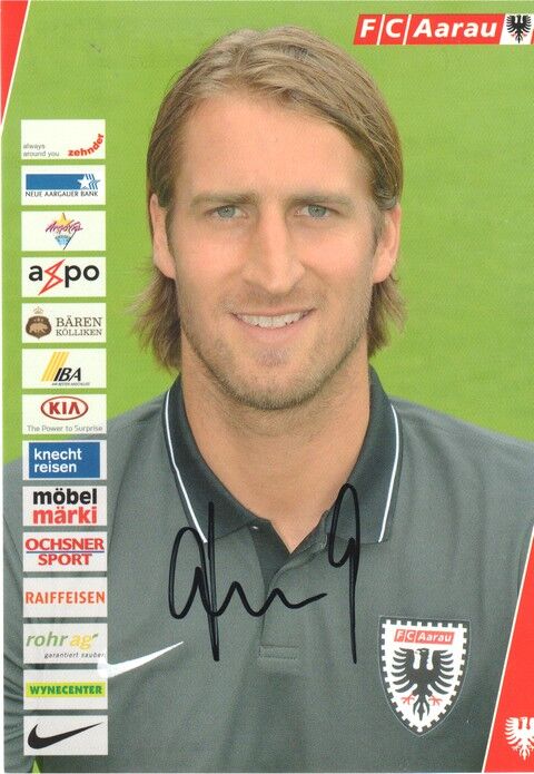 Autogramm Fussball | FC Aarau | 2014 | Swen KÖNIG