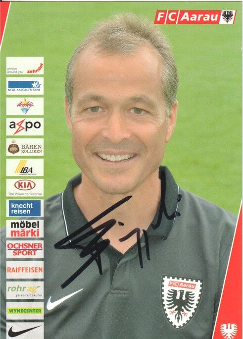 Autogramm Fussball | FC Aarau | 2014 | Thomas BINGGELI