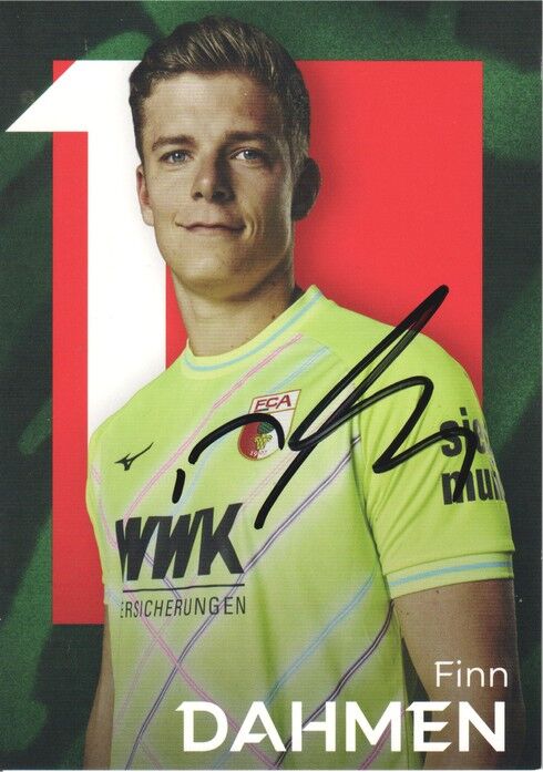 Autogramm Fussball | FC Augsburg | 2025 | Finn DAHMEN