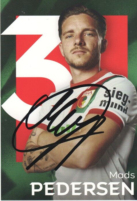 Autogramm Fussball | FC Augsburg | 2025 | Mads PETERSEN