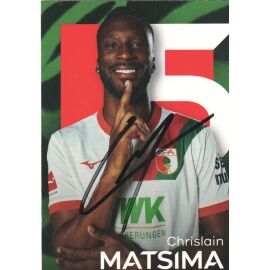Autogramm Fussball | FC Augsburg | 2025 | Chrislain MATSIMA
