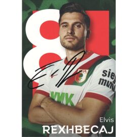 Autogramm Fussball | FC Augsburg | 2025 | Elvis REXHBECAJ