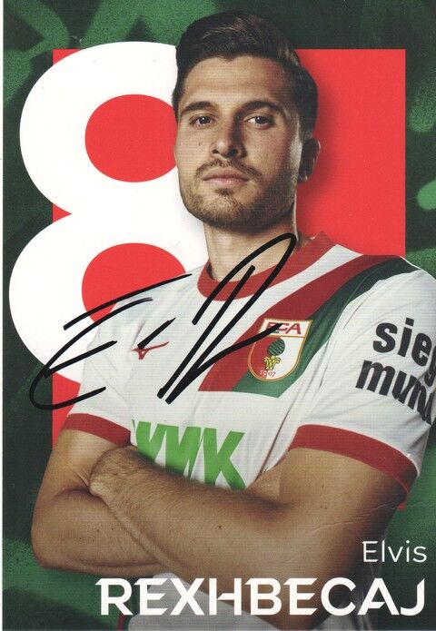 Autogramm Fussball | FC Augsburg | 2025 | Elvis REXHBECAJ