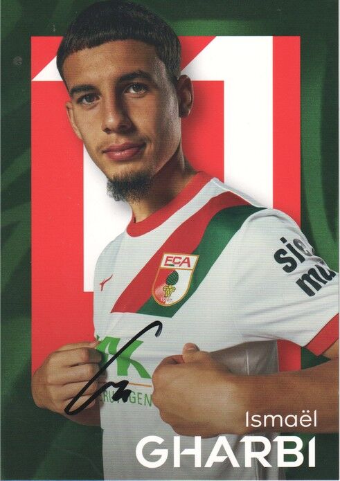 Autogramm Fussball | FC Augsburg | 2025 | Ismael GHARBI