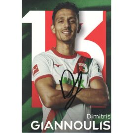 Autogramm Fussball | FC Augsburg | 2025 | Dimitris GIANNOULIS