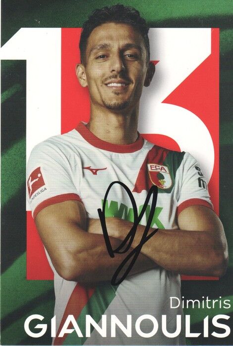 Autogramm Fussball | FC Augsburg | 2025 | Dimitris GIANNOULIS