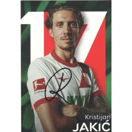 Autogramm Fussball | FC Augsburg | 2025 | Kristijan JAKIC