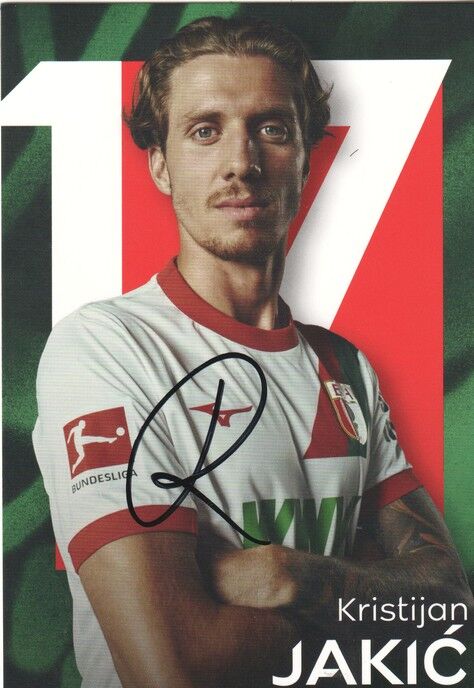 Autogramm Fussball | FC Augsburg | 2025 | Kristijan JAKIC