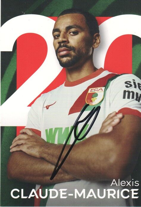 Autogramm Fussball | FC Augsburg | 2025 | Alexis CLAUDE-MAURICE