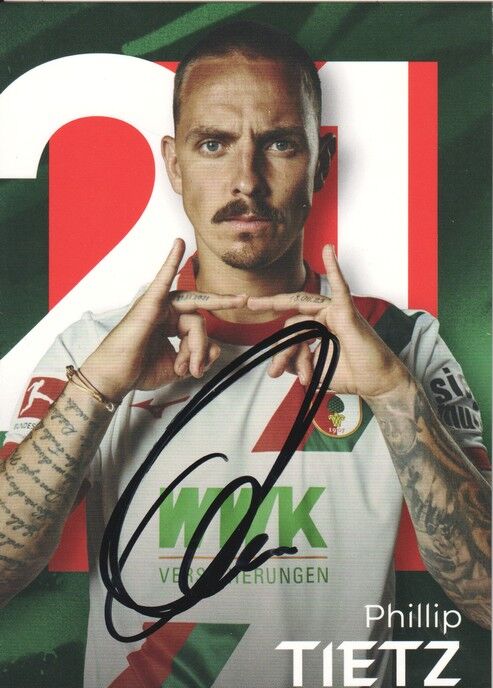 Autogramm Fussball | FC Augsburg | 2025 | Philip TIETZ