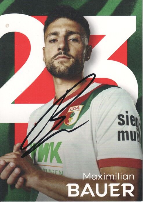 Autogramm Fussball | FC Augsburg | 2025 | Maximilian BAUER