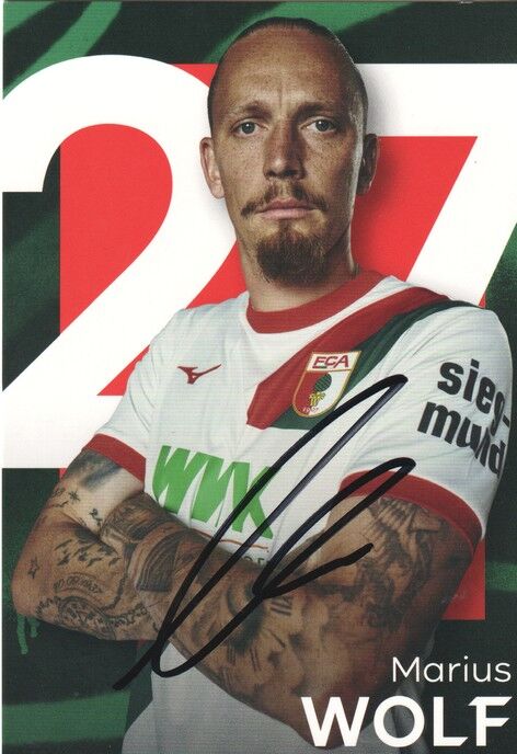 Autogramm Fussball | FC Augsburg | 2025 | Marius WOLF