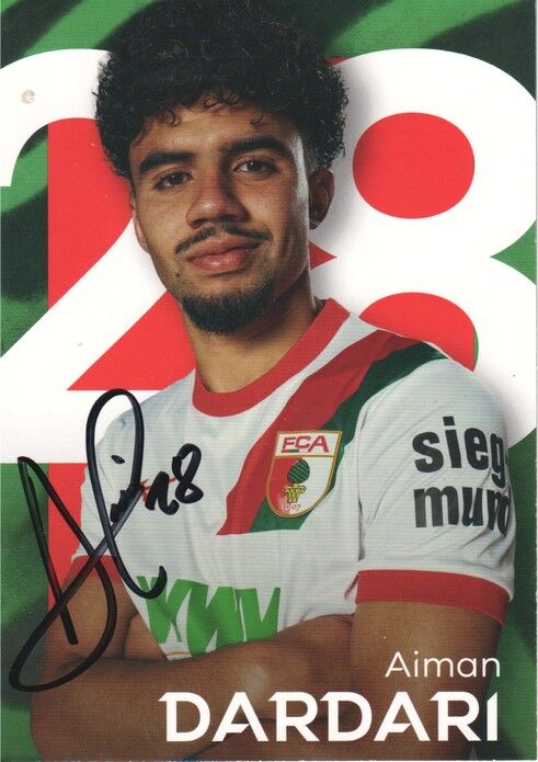 Autogramm Fussball | FC Augsburg | 2025 | Aiman DARDARI