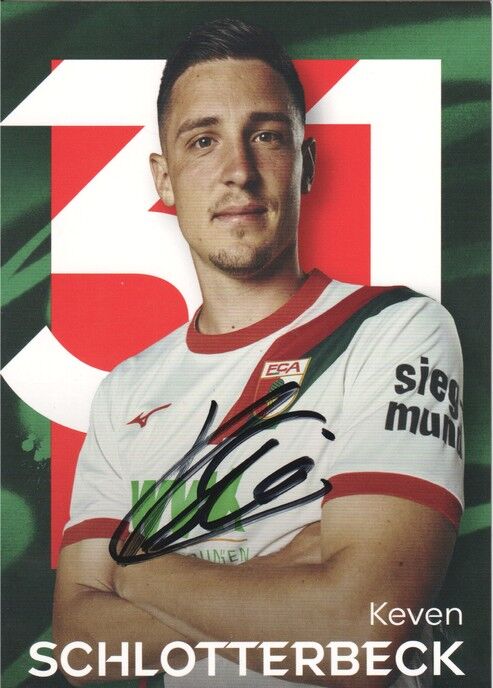 Autogramm Fussball | FC Augsburg | 2025 | Keven SCHLOTTERBECK