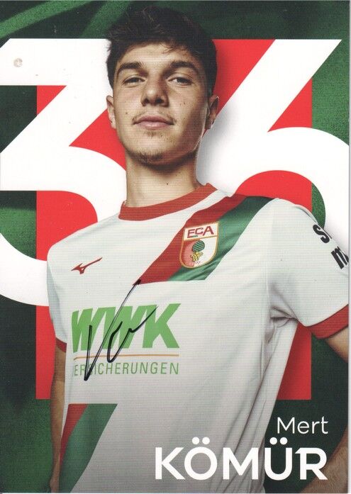 Autogramm Fussball | FC Augsburg | 2025 | Mert KÖMÜR