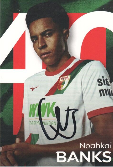 Autogramm Fussball | FC Augsburg | 2025 | Noahkai BANKS