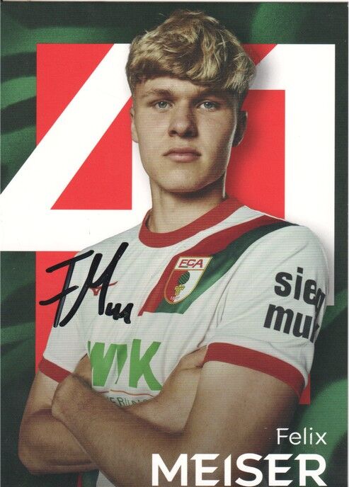 Autogramm Fussball | FC Augsburg | 2025 | Felix MEISER