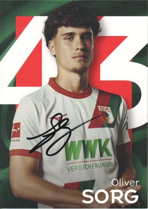 Autogramm Fussball | FC Augsburg | 2025 | Oliver SORG