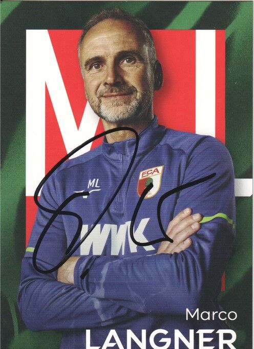Autogramm Fussball | FC Augsburg | 2025 | Marco LANGNER
