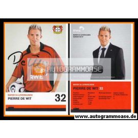 Autogramm Fussball | Bayer Leverkusen | 2006 | Pierre DE WIT