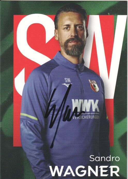 Autogramm Fussball | FC Augsburg | 2025 | Sandro WAGNER